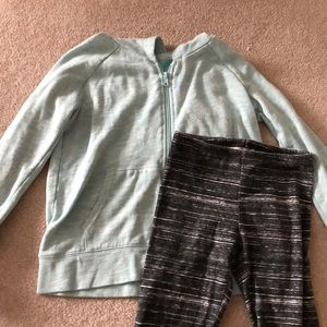 Old Navy girls size 10/12 sweatshirt and leggings